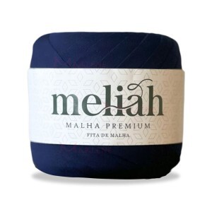 Fita de malha premium Meliah marinho 240g/80m