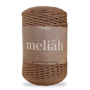 Fio unique classique 3mm Meliah cor nude rosa com 500g/300m
