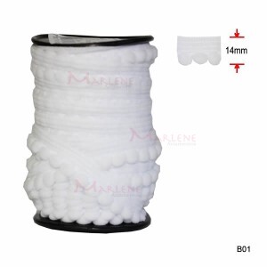 Pompom rígido com 10m 9022/1 Britânia