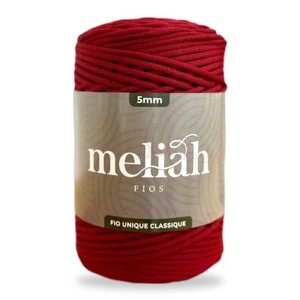 Fio unique classique 5mm Meliah cor romã com 500g/185m
