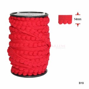 Pompom rígido com 10m 9022/1 Britânia