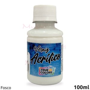 Verniz acrílico fosco com 100ml True Colors