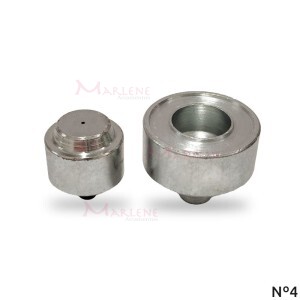 Matriz para ilhós nº4 com garra para aplicação em balancim