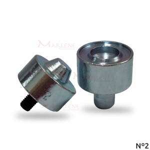 Matriz para ilhós nº2 com garra para aplicação em balancim