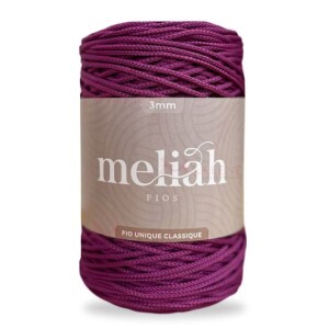 Fio unique classique 3mm Meliah cor ametista com 500g/300m