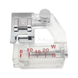 Calcador para viés com regulagem doméstica