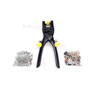 Alicate para ilhós 54 e botão de pressão nº35.