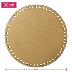 Base mdf redonda 30cm para crochê