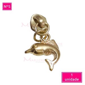 Cursor nº5 golfinho latonado artesanal unidade