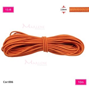 Elástico roliço colombe São José 2,8mm com 10m 15R colorido