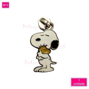 Cursor nº5 cachorro abraçado níquel artesanal unidade