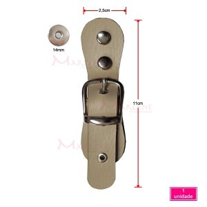 Fecho para bolsa com botão de ímã 14mm e fivela de metal