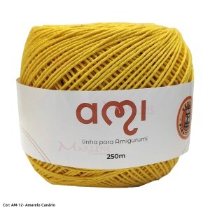 Linha Ami para amigurumi 250m 130g