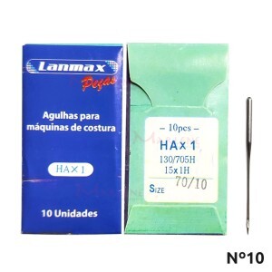 Agulha nº10 para máquina doméstica