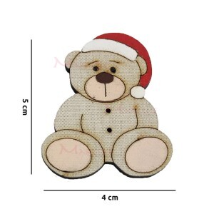 Botões MDF grandes unidade