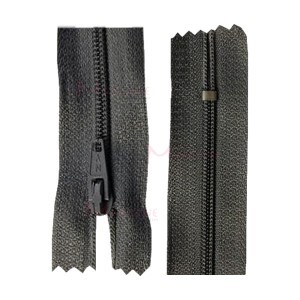 Zíper de nylon fino 60cm unidade