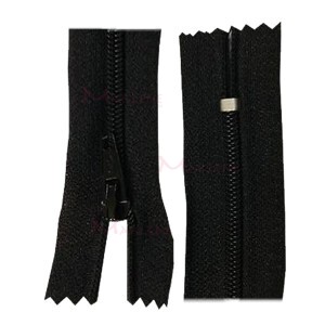 Zíper de nylon fino 60cm unidade