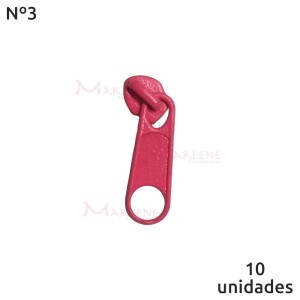 Cursor nº3 comum  com 10 unidades colorido metal