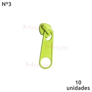 Cursor nº3 comum  com 10 unidades colorido metal