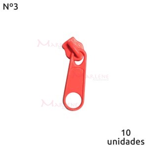 Cursor nº3 comum  com 10 unidades colorido metal