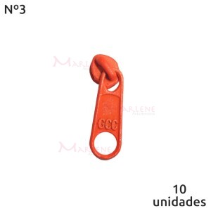 Cursor nº3 comum  com 10 unidades colorido metal