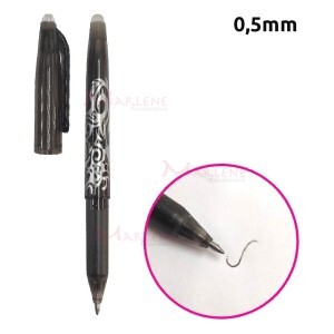 Caneta mágica fantasminha preta para tecidos HM-158