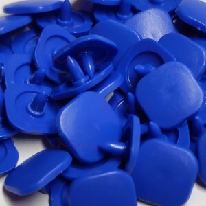 Botão de pressão Ritas 15mm quadrado com 50 unidades