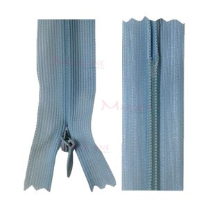 Zíper de nylon invisível 50cm unidade