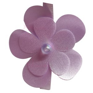 Flor de cetim com pérolas com 1m (20 pétalas)