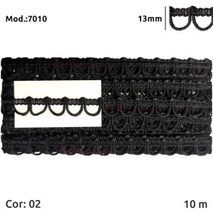 Passamanaria ponto curva São José 7010 de 13mm com 10m