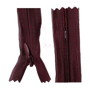 Zíper de nylon invisível 60cm unidade