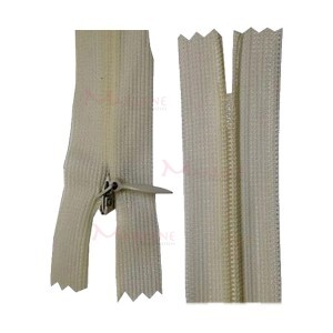 Zíper de nylon invisível 60cm unidade