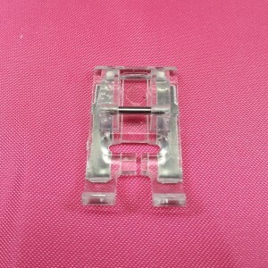 Calcador para ponto decorativo e ponto cheio em máquina doméstica