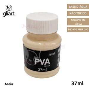 Tinta PVA fosca 37ml Gliart