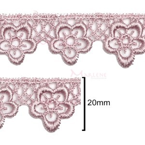 Renda guipir flor CHL-615-20 13,70m