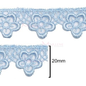 Renda guipir flor CHL-615-20 13,70m