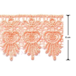 Renda guipir bico CHL-436-60 13,70m