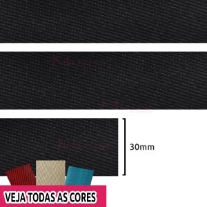 Alça chic 30mm por metro em poliéster
