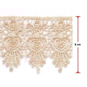 Renda guipir bico CHL-436-60 13,70m