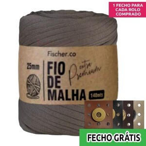 Fio de malha extra premium 25mm com 140m Fischer + fecho de corino grátis