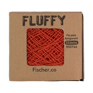 Fio Fluffy com 254m Fischer para amigurumi
