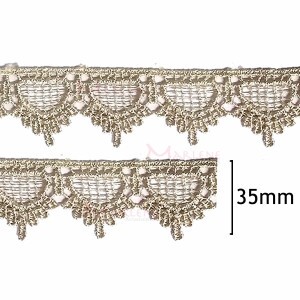 Renda guipir bico CHL-590-35 R 13,70M