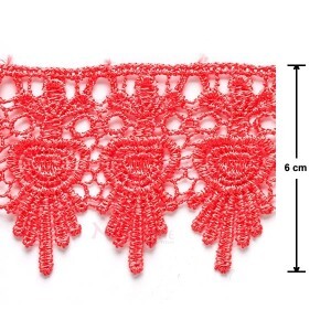 Renda guipir bico CHL-436-60 13,70m