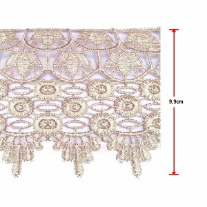 Renda guipir bico CHL-185-99 13,70m