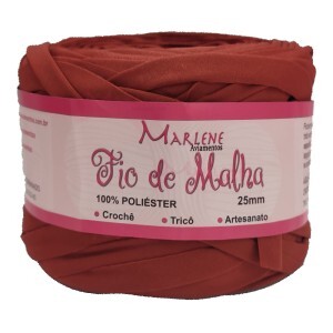 Fio de malha terracota 25mm 340g M-032 poliéster