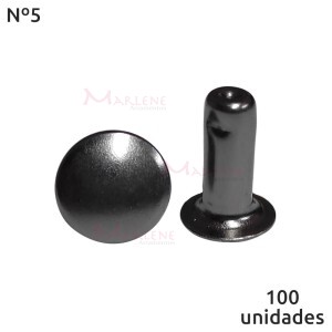 Rebite comum nº5 com 100 unidades baxmann