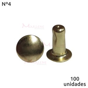 Rebite comum nº4 com 100 unidades baxmann