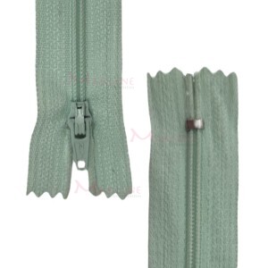 Zíper de nylon fino 20cm unidade