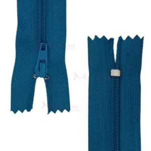 Zíper de nylon fino 20cm unidade
